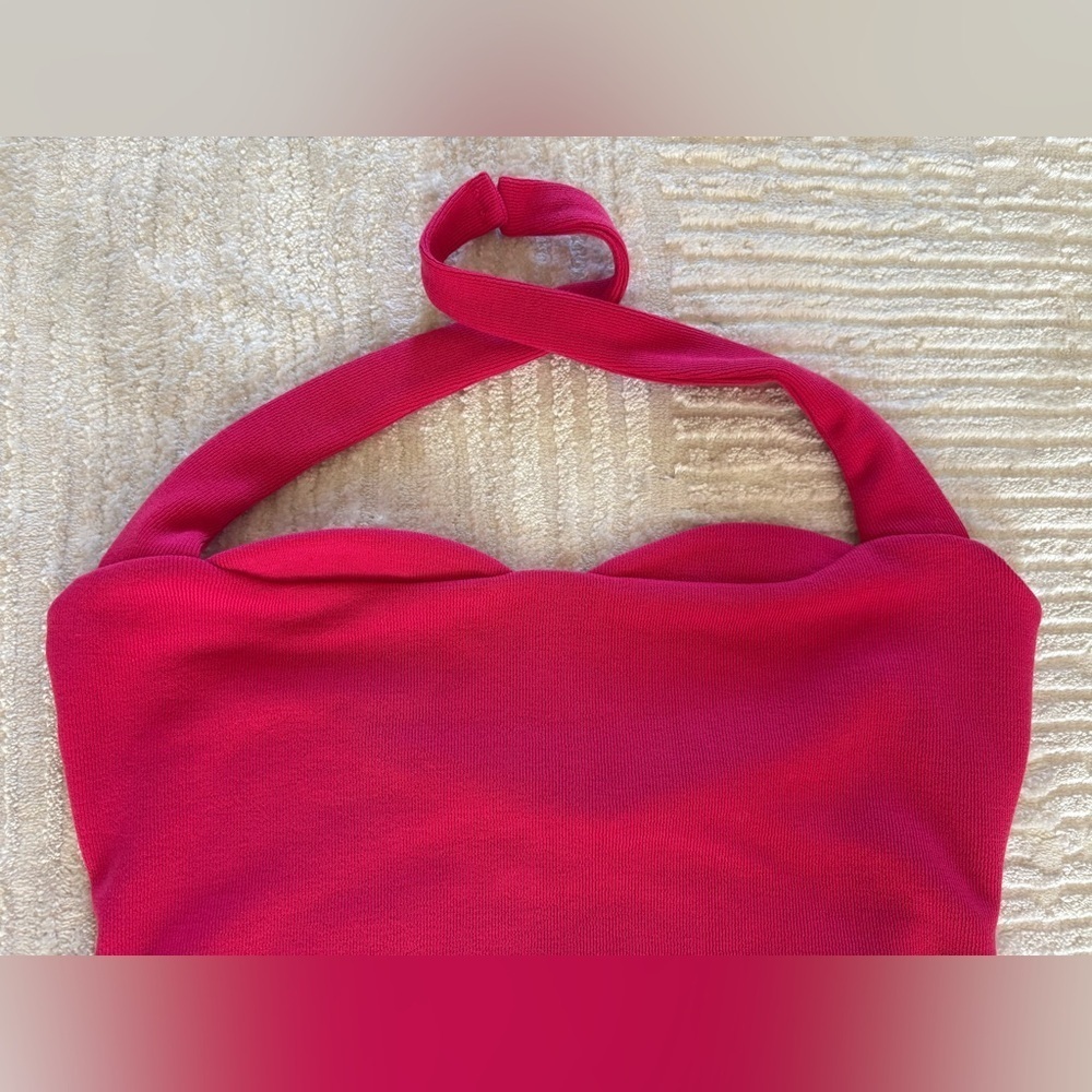 NWT - Lovers and Friends Dominique Bodysuit in Dark Pink - Size M - Picture 7 of 8